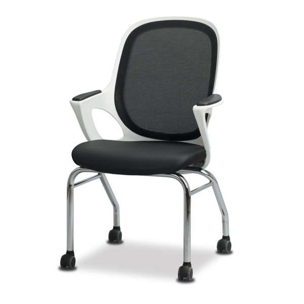 고인돌 회의용로라(흰색사출)의자