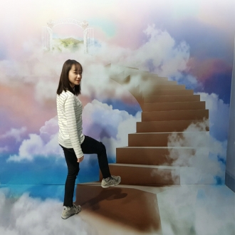D트릭아트 (벽+바닥 혼합형) - 천국의 계단