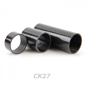 리어그립용 체크무늬 유광 카본파이프 (CK27) 길이 13mm 35mm 70mm