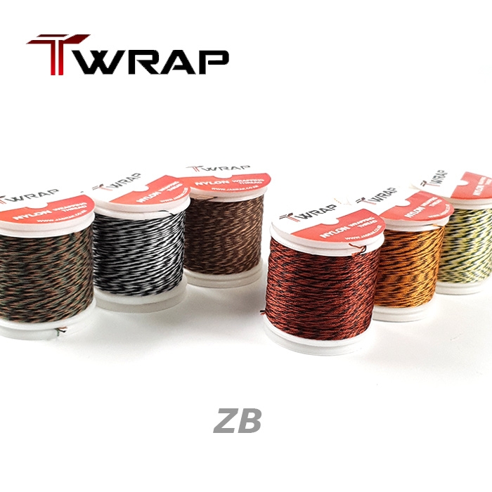 자드락 T-WRAP 데코용 지브라(Zebra) 래핑사 (ZB) - EE사이즈, 25m, 낱개판매)