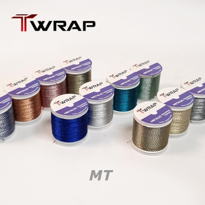자드락 T-WRAP 2톤 메탈릭 래핑사 (MT) - D사이즈, 90m,낱개판매