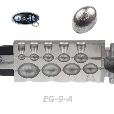 두잇몰드 에그-슬립 싱커 지그몰드 -풀핀(Pull Pin) 홀더 포함ㅡ (1170 EG-9-A)